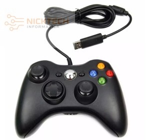 CONTROLE XBOX 360 COM FIO MM-SB360