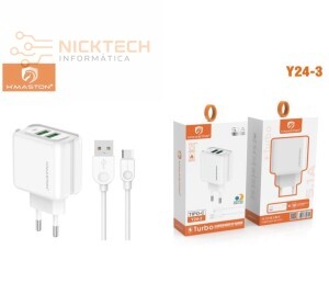 CARREGADOR TIPO C 5.1A Y24-3 H'MASTON