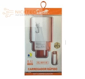 CARREGADOR IOS 5.1A 2USB ELETRO EL-4011-I5 (R#)