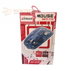 MOUSE SEM FIO RECARREGAVEL XTRAD XD-615 (R#)