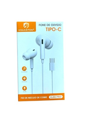 FONE DE OUVIDO TIPO C H'MASTON EJ89 PRO (R#)