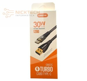 CABO TIPO C TURBO 30W CB822C KIMASTER (R#)