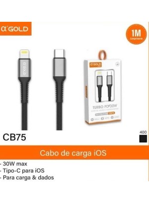 CABO IPHONE X TIPO C PD30W CB75 (R#)