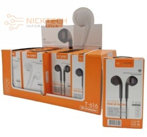  FONE DE OUVIDO COM FIO T-616 (R#)