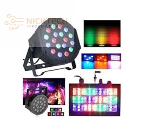 REFLETOR LED MINI FLAT PAR LIGHT TB-2033 P-18 (R#)