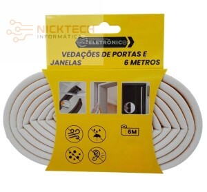 VEDAÇOES DE PORTAS E JANELAS 6M BOM-1327 (R#)