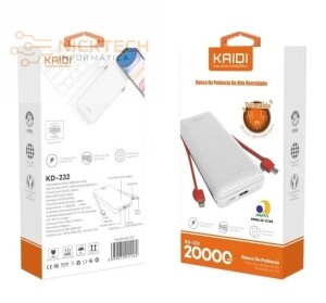 POWER BANK 20000MAH KD-232 (R#)