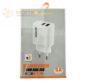 TOMADA 2 USB 6A PEI-216 PEINING (R#)