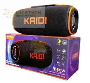 CAIXA DE SOM BLUETOOTH 60W KD-833 (R#)