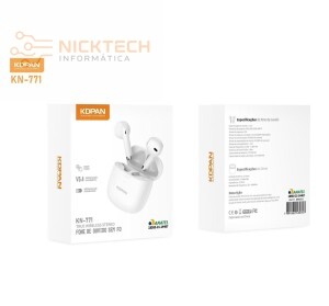 FONE DE OUVIDO BLUETOOTH KN-771 (R#)