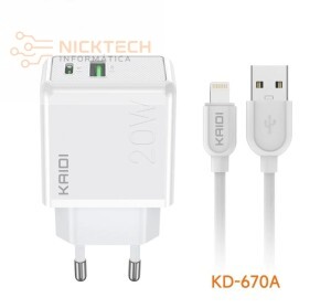 CARREGADOR IOS 20W KD-670A (R#)
