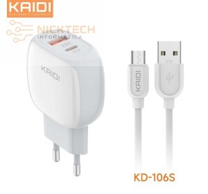 CARREGADOR V8 20W KD-106S (R#)