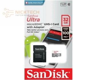 CARTÃO DE MEMORIA 32GB SANDISK