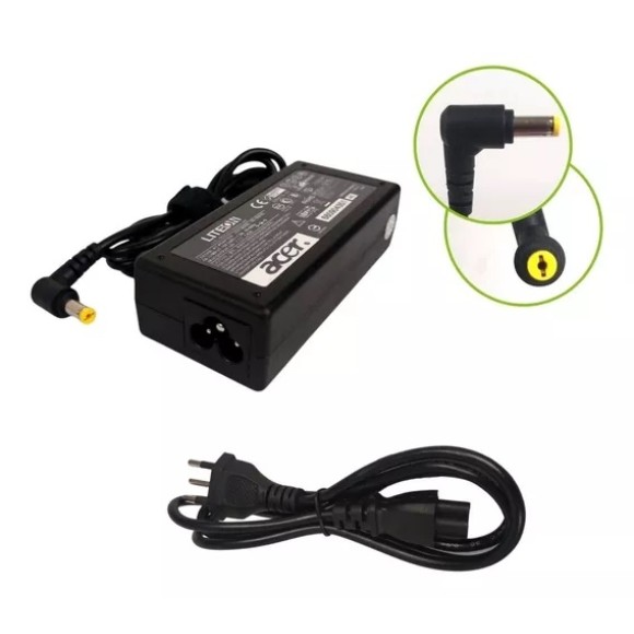 FONTE PARA NOTEBOOK ACER 65W 19V 3.42A  PLUG 5.5X1.7