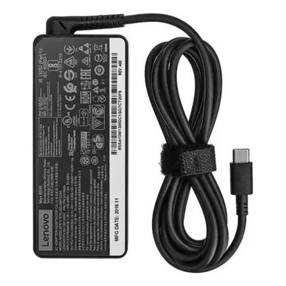 FONTE PARA NOTEBOOK LENOVO 65W 20V 3.25A  TIPO C