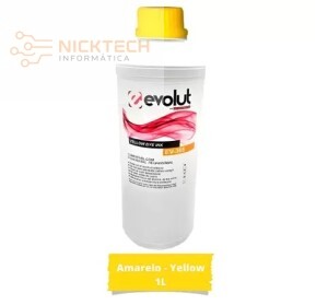 TINTA UNIVERSAL HP/EPSON YELLOW EV-365 1 LITRO EVOLUT