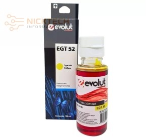 TINTA HP EGT52 YELLOW 100ML EVOLUT