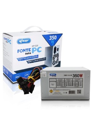 FONTE PARA PC 350W KNUP KP-526 (R#)