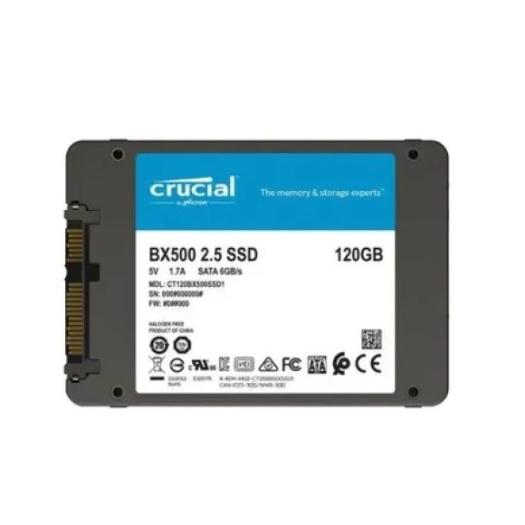 SSD 120GB CRUCIAL IMPORTADO