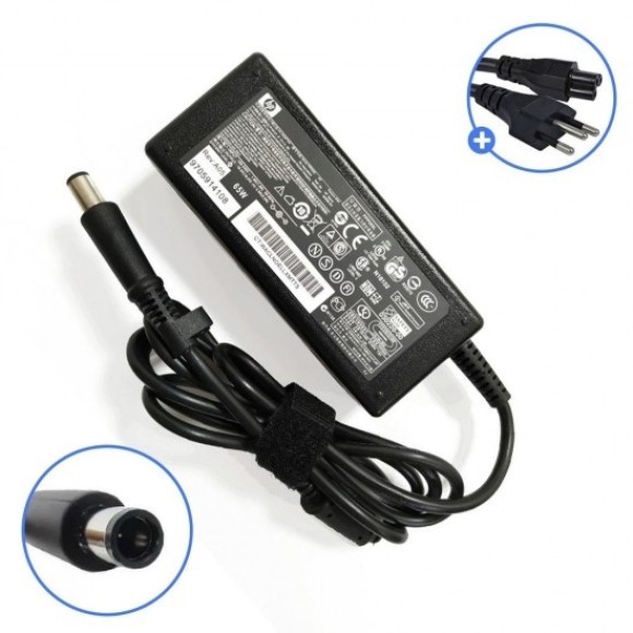 FONTE PARA NOTEBOOK HP 18.5V 65W 3.5A PLUG  7.4 X 5.0
